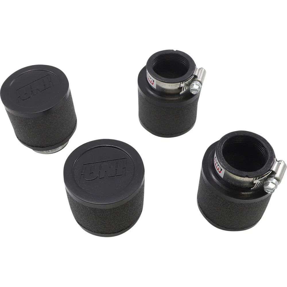 Uni FIlter Clamp-On I.D 1 3/4in - O.D 2 3/8in - LG. 2 3/4in High Flow Street Bike Pod Filter Kit