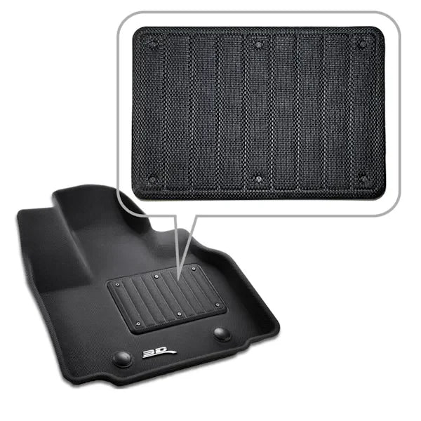 3D CLASSIC FLOOR MAT 3RD ROW BLACK