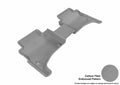 3D MAXpider 2003-2010 Porsche/Volkswagen Cayenne/Touareg Kagu 2nd Row Floormats - Gray