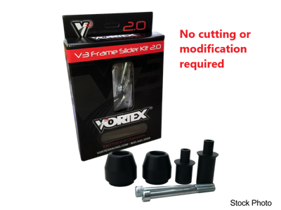 Vortex Racing 17-20 Kawasaki Z900 V3 2.0 Frame Slider Kit- No Cut