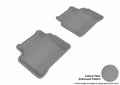 3D MAXpider 2007-2012 Nissan Altima Sedan Kagu 2nd Row Floormats - Gray