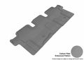 3D MAXpider 2013-2020 Nissan/Infiniti Pathfinder/QX60/JX Kagu 2nd Row Floormats - Gray