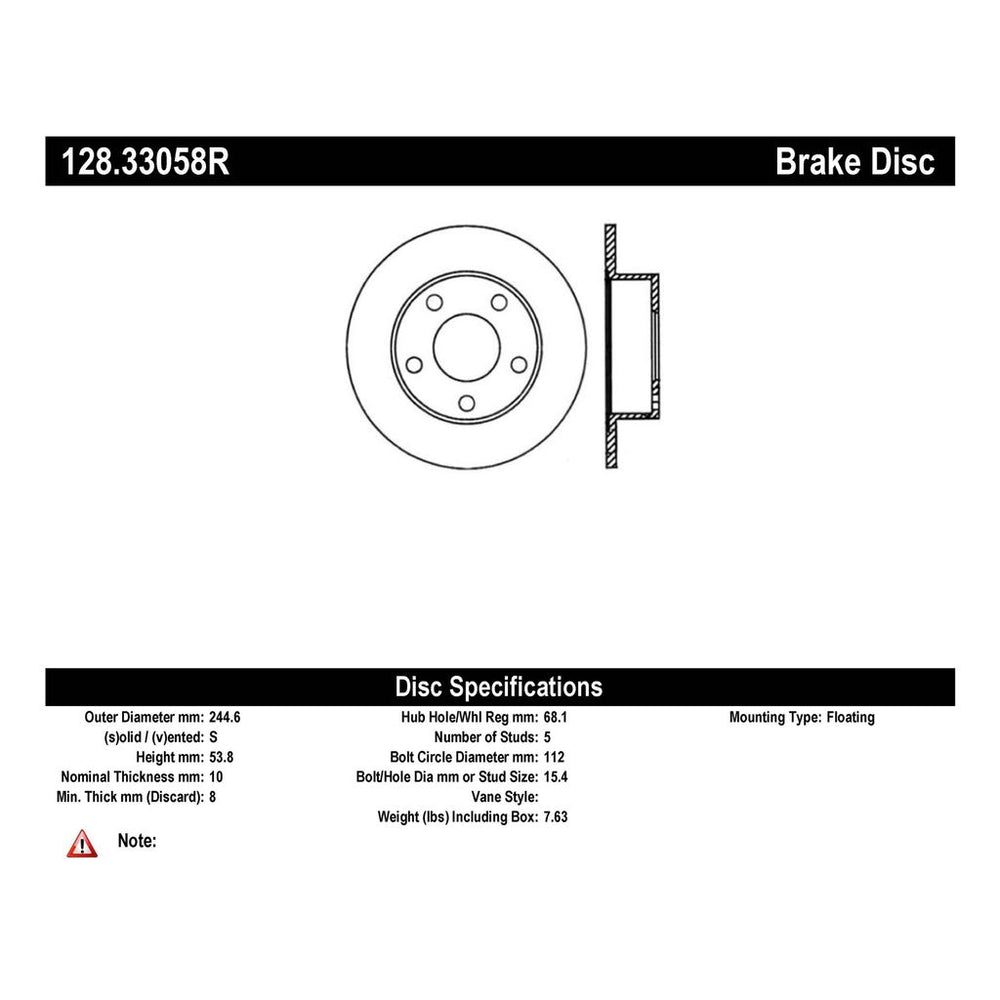 CROSS DRILLED ROTOR