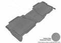 3D MAXpider 2007-2013 Toyota Tundra Crewmax Kagu 2nd Row Floormats - Gray