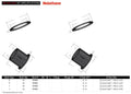 Control arm - upper and lower bushing 16 Bushings 8 Tubes Grease
