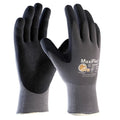 MAXIFLEX 15G KNIT/NYLON GLOVE MICROFOAM NITRILE GRIP PALM/TOUCHSCREEN FRIENDLYA4 ABRASIONSIZE M