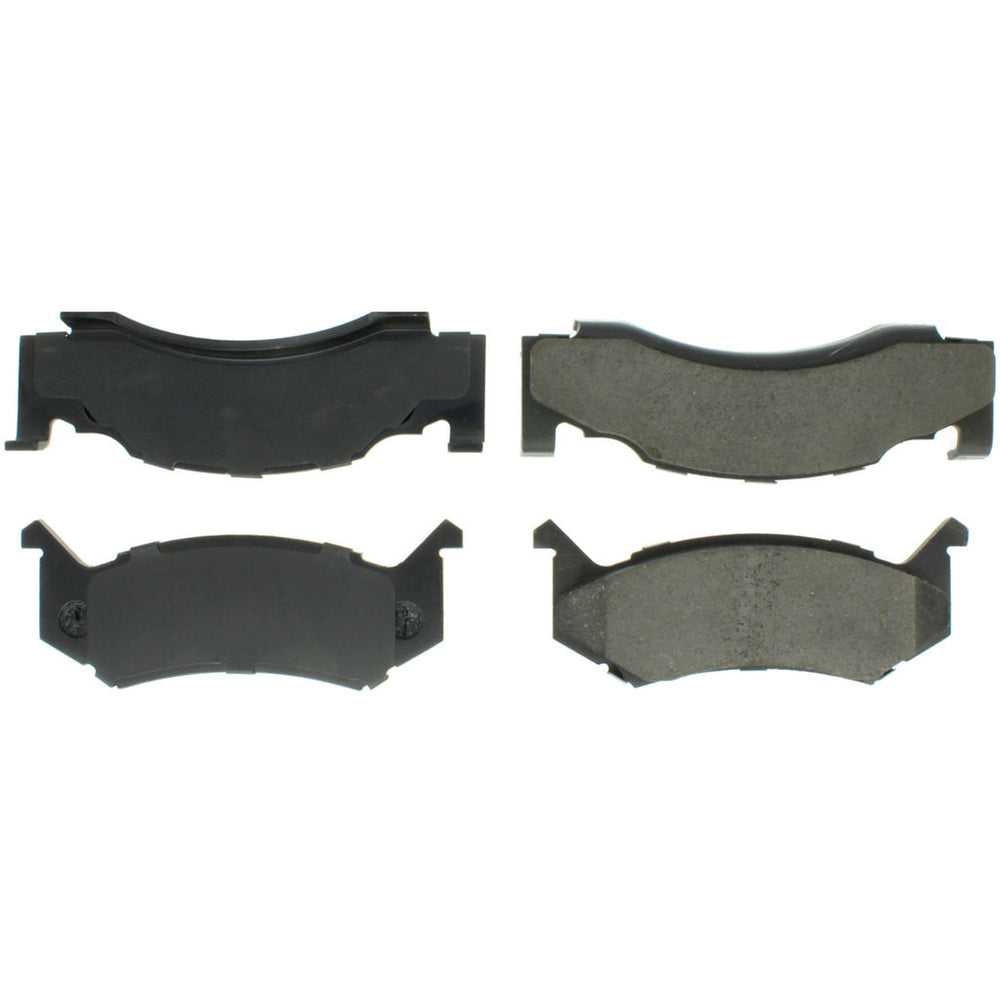 Centric Posi-Quiet Ceramic Brake Pads w/Shims & Hardware - Front