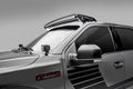 ~(6 lbs. 14X9X8)~ 2018 FORD F150: Hood Hinges LED Light Bar Mounts - By A Pillar - for mounting Two 3 IN Zroadz Cube Pod Work Lights or Similar Style Light - Bolts On to Hood Hinges - Easy Install