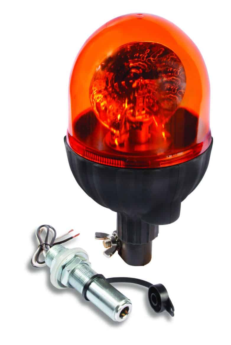 DIN POLE MOUNT AMBER ROTATOR 55W