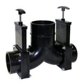 ELL DOUBLE ROTATING VALVE 3IN SPIGOT X 3IN SPIGOT X 3IN HUB OUTLET