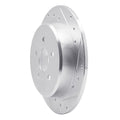 DFC 95-03 Chrysler PT Cruiser Rear Right Drilled & Slotted Silver Brake Rotor