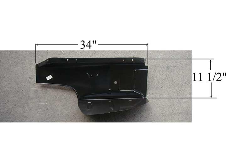 RH TRUNK FILLER PANEL COMPLETE MUSTANG 6470