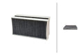 ~(3 lbs. 8X6X4)~ 07-18 - JK-JKU Tailgate Cover Antenna Mount - Right - Semi Gloss Black Powder Coat Alum Semi Gloss Black PC