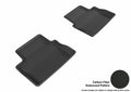 3D MAXpider 2013-2015 Chevrolet Malibu Kagu 2nd Row Floormats - Black