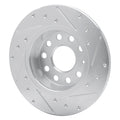 DFC 05-25 Audi A3 Quattro Rear Left Drilled & Slotted Silver Brake Rotor