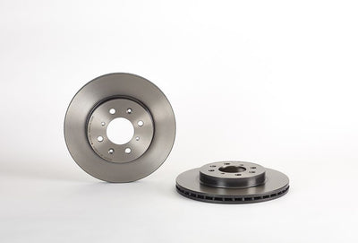 Brembo 90-01 Acura Integra/90-05 Civic/94-95 Del Sol Front Premium UV Coated OE Equivalent Rotor