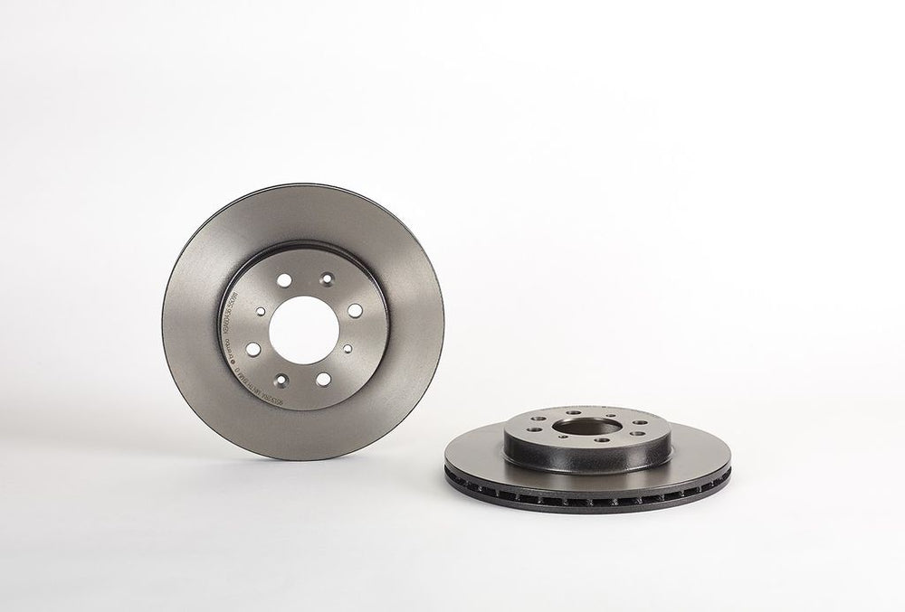 Brembo 90-01 Acura Integra/90-05 Civic/94-95 Del Sol Front Premium UV Coated OE Equivalent Rotor