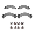 R1 87-97 Isuzu Npr Hd - Diesel Engine Front Semi Met Brake Pads and Hardware Kit