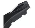 FRONT BUMPER LIP GLOSSY BLACK WITH RED TRIM