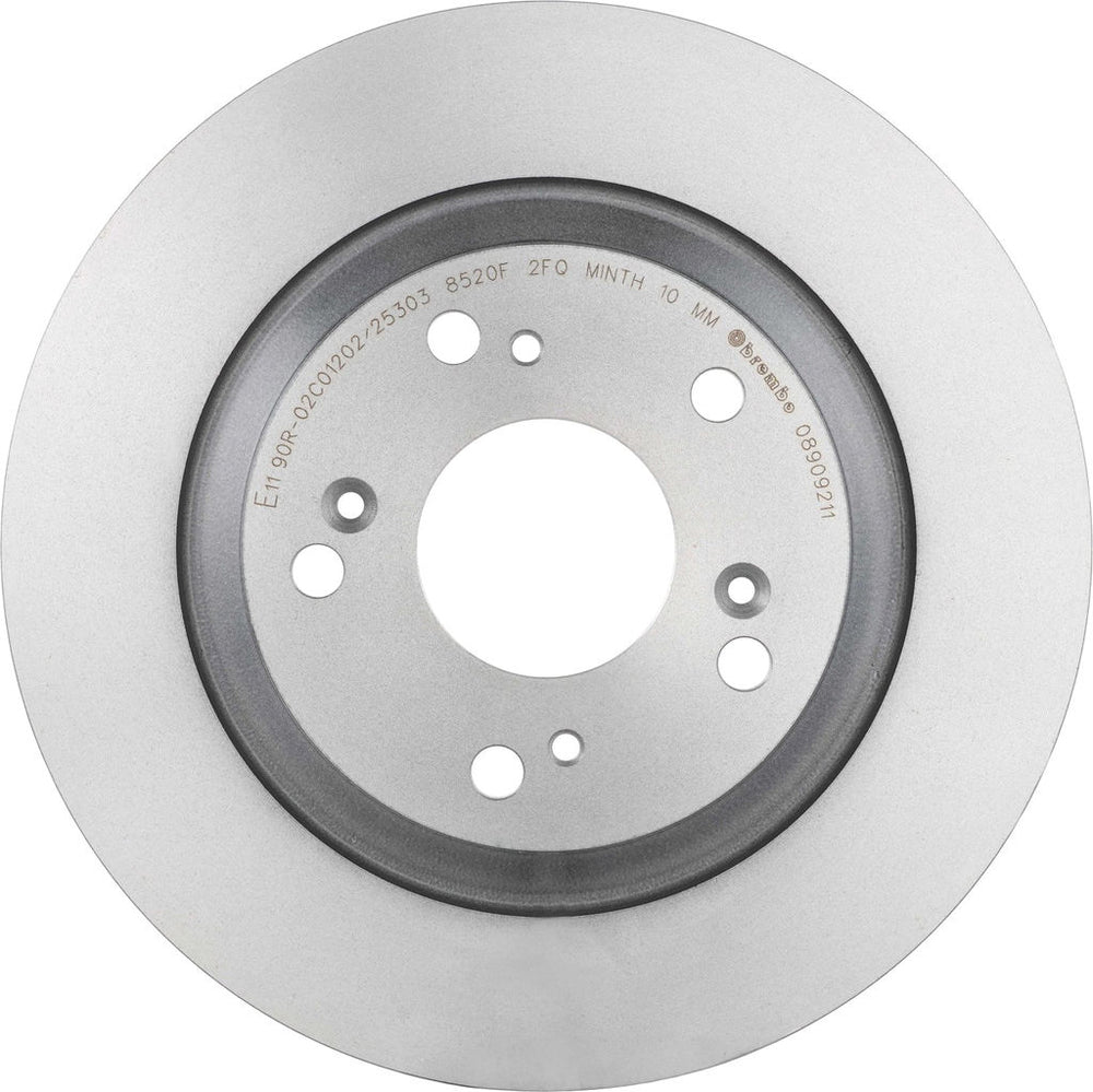 Brembo 15-18 Porsche Macan Front Grooved UV Coated Rotor