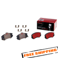 Brembo 07-10 Hyundai Elantra/03-10 Sonata/03-08 Tiburon Front Premium NAO Ceramic OE Equivalent Pad