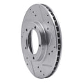 DFC 95-04 Toyota Tacoma Front Right Drilled & Slotted Silver Brake Rotor