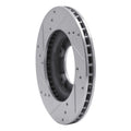 DFC 95-04 Toyota Tacoma Front Right Drilled & Slotted Silver Brake Rotor