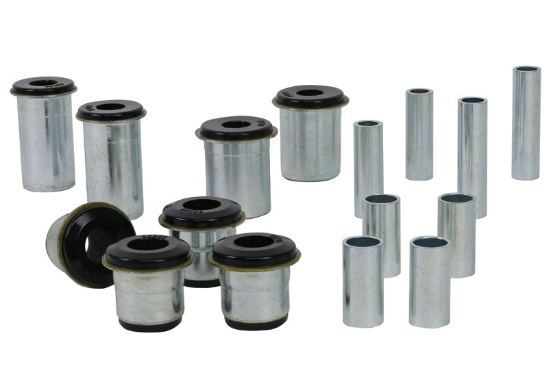 Control arm - front upper and lower bushing 8 Shell Bushings 8 Tubes Grease