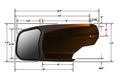 1418 SILVERADO/SIERRA TOWING MIRRORS PAIR