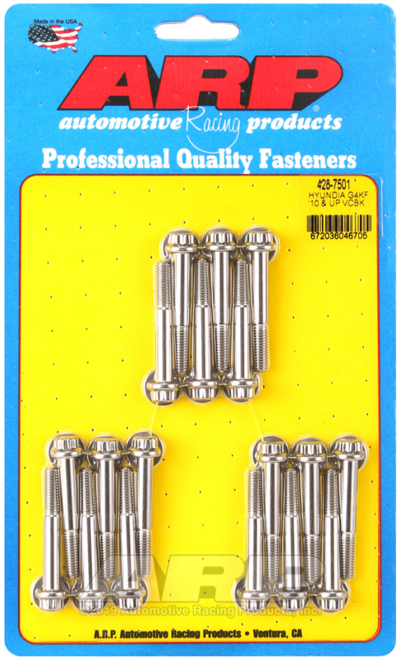ARP Dodge Cummins 5.9/6.7L no spacers SS hex exhaust manifold bolt kit