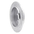 R1 Concepts Brake Rotor Drilled and Slotted Silver Fits Chrysler PT