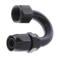 Fragola -12AN x 180 Degree Pro-Flow Hose End - Black
