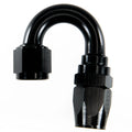 Fragola -12AN x 180 Degree Pro-Flow Hose End - Black