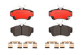 Brembo 01-10 Chrysler PT Cruiser/03-05 Dodge Neon Front Premium NAO Ceramic OE Equivalent Pad