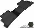 3D MAXpider 2019-2019 Hyundai Ioniq Electric Kagu 2nd Row Floormats - Black