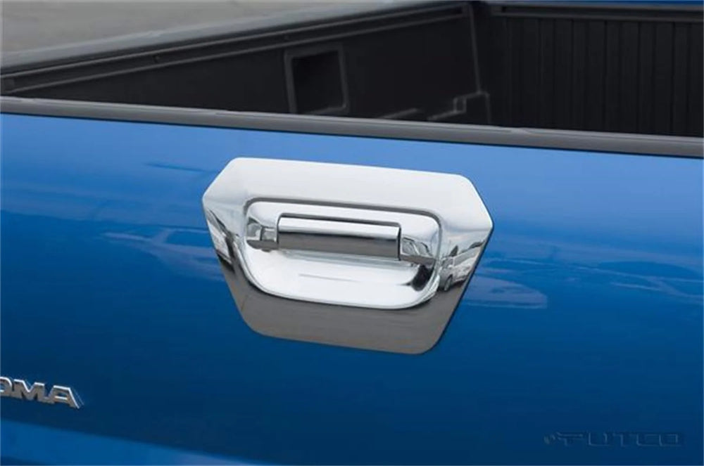 Door Handle Cover: 2005-2007 Toyota Tacoma; Tailgate Handle Cover; chrome