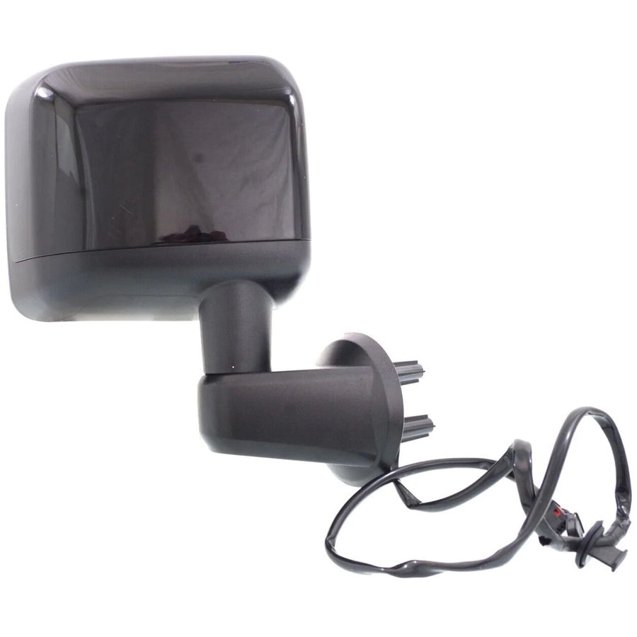 RH MIRROR OTR REAR VIEW POWER; HEATED; GLOSS BLACK JEEP WRANGLER 1414