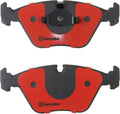 Brembo 90-03 Jaguar Vanden Plas/90-97 XJ6/98-03 XJ8 Front Premium NAO Ceramic OE Equivalent Pad