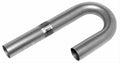 2.5in Aluminized J-Bend Pipe 3.5 Radius 16 Gauge