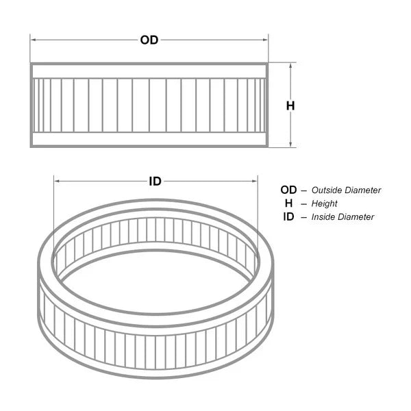 14' X 5' ROUND WASHABLE ELEMENT WIT