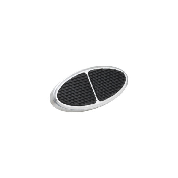 OVAL BILLET ALUMINUM BRAKE PEDAL PAD