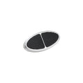OVAL BILLET ALUMINUM BRAKE PEDAL PAD