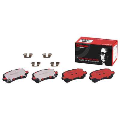 Brembo 17-20 Acura MDX/15-20 TLX/18-20 Honda Odyssey Rear Premium NAO Ceramic OE Equivalent Pad