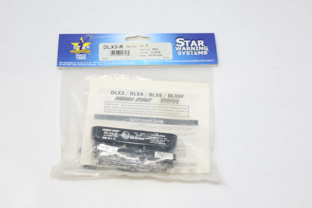 STAR WARNING red auto part