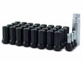 8 LUG KIT(32 LUGS TOTAL) CLOSED END SPLINE INSTALL KITS(LONG)CHROME SPLINE CONICAL 14X1.50 CLOSED