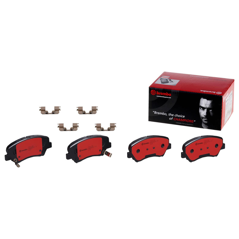 Brembo 11-16 Hyundai Elantra Premium NAO Ceramic OE Equivalent Pad - Front