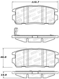 Street Brake Pads w/Shims and Hardware