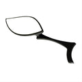 MOTORCYCLE STYLIZED TEARDROP MIRROR KITBLACK