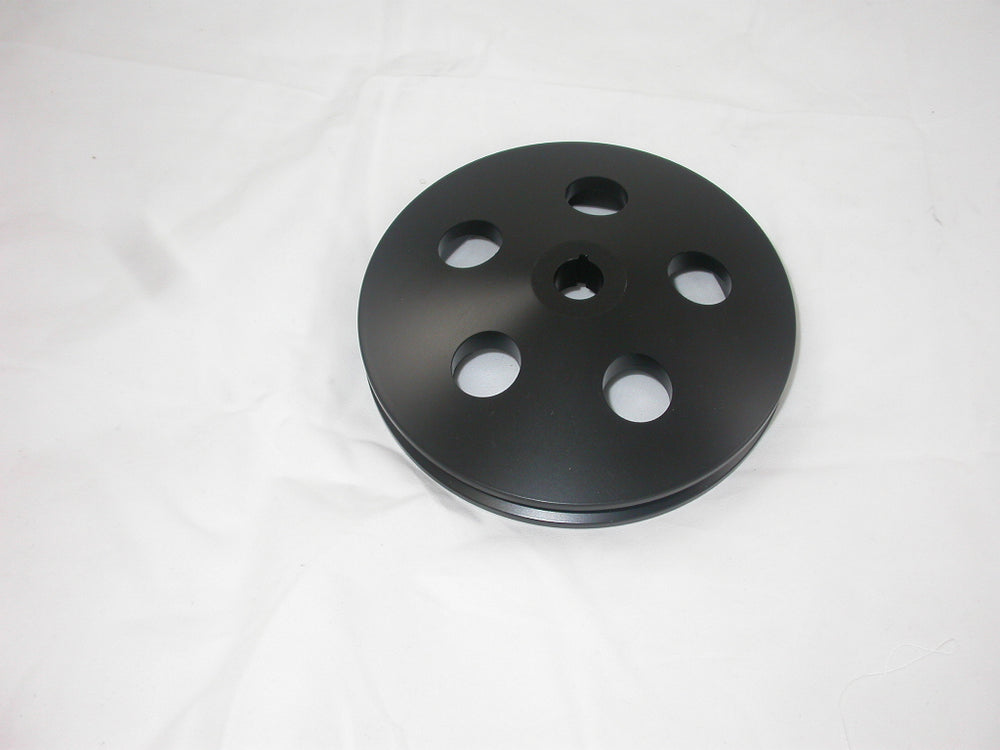 PULLEY POWER STEERING GM - BLACK AL