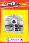 Moroso Ford/Chrysler V8 Oil Filter Adapter - Remote Mount - 3/4in-16 Thread